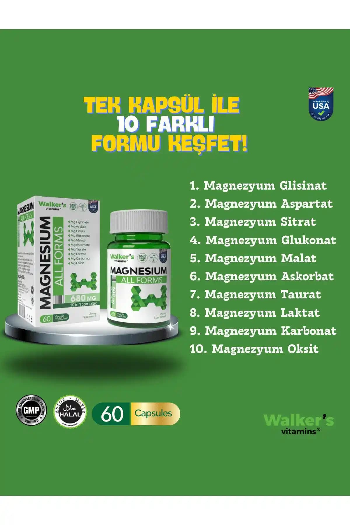 Walker Magnezyum Ürünleri ve Farklı Formlarındaki Özellikler Hakkında Kapsamlı Bilgi