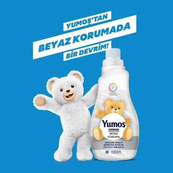 Yumoş Uzman Beyaz Koruma ile Beyaz Çamaşırlarınızda Parlaklık ve Koruma Sağlayın