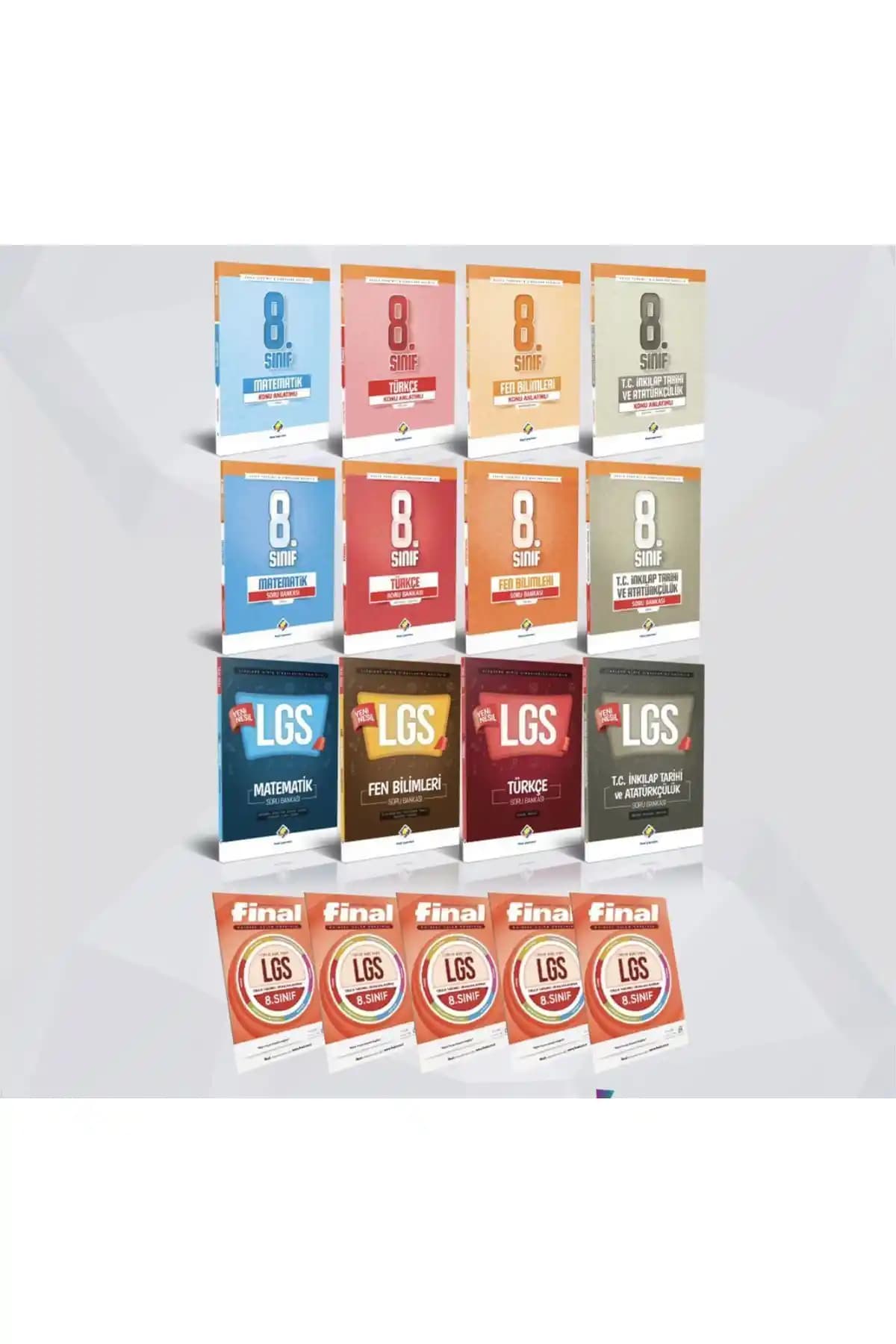 8. sınıf LGS hazırlık setleri karşılaştırması: Final Yayınları ve KR Akademi 2025 setleri