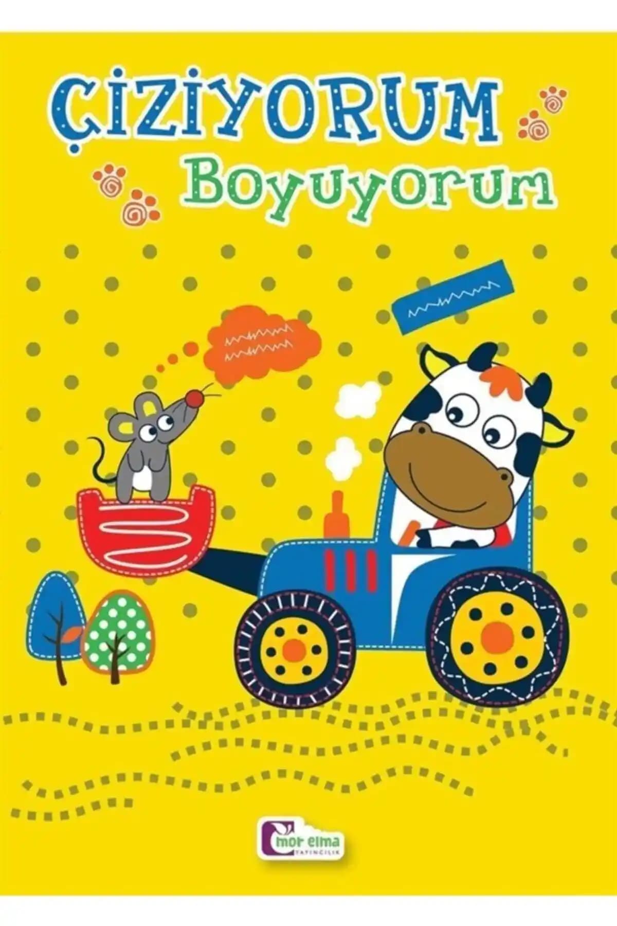Mor Elma Yayıncılık Çizim ve Taşıtlar Boyama Kitaplarının Karşılaştırması