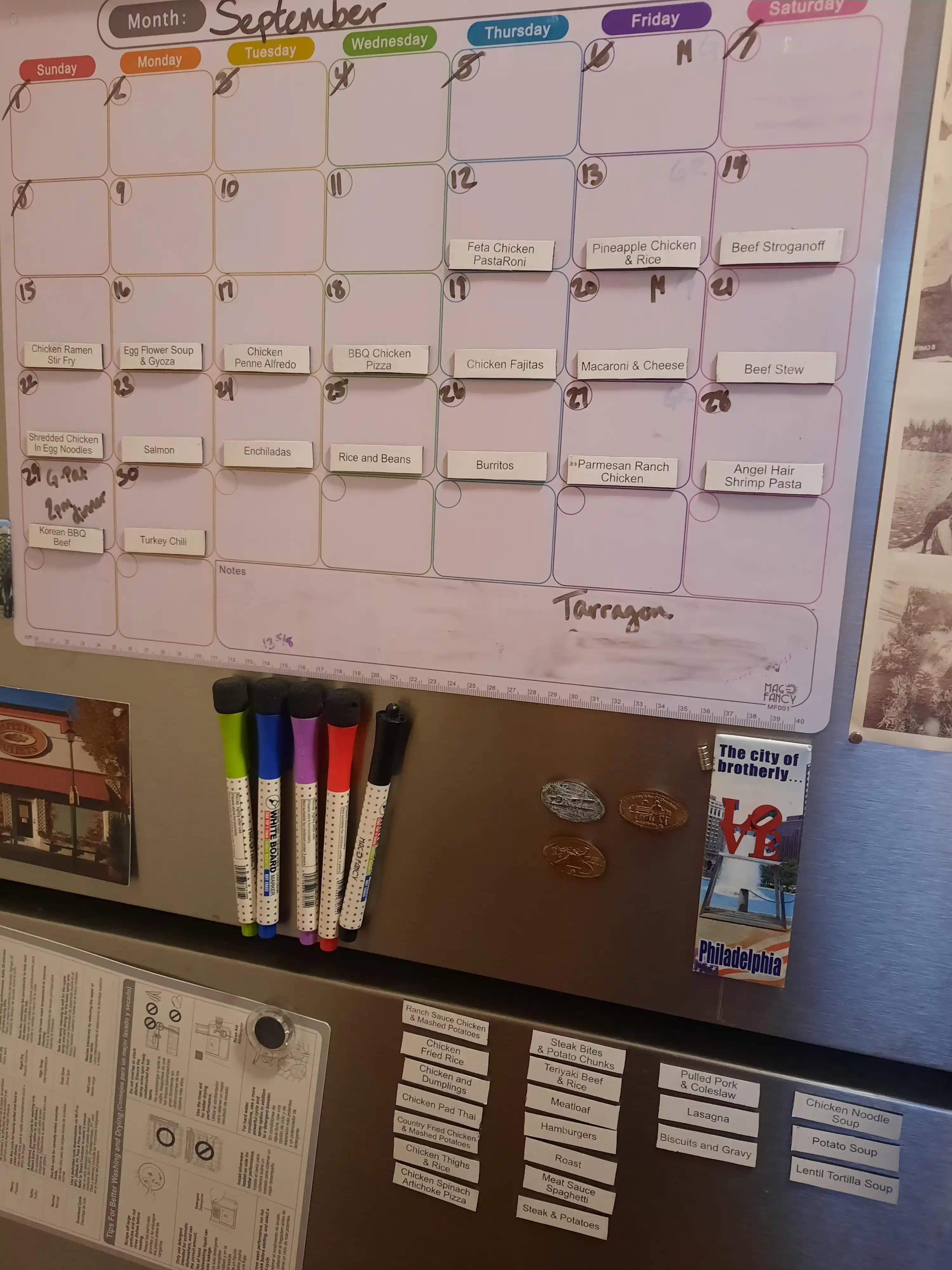 Aylık Yemek Planlama ve Manyetik Menü Sistemi ile Evde Yemek Düzenini Sağlama Yöntemleri