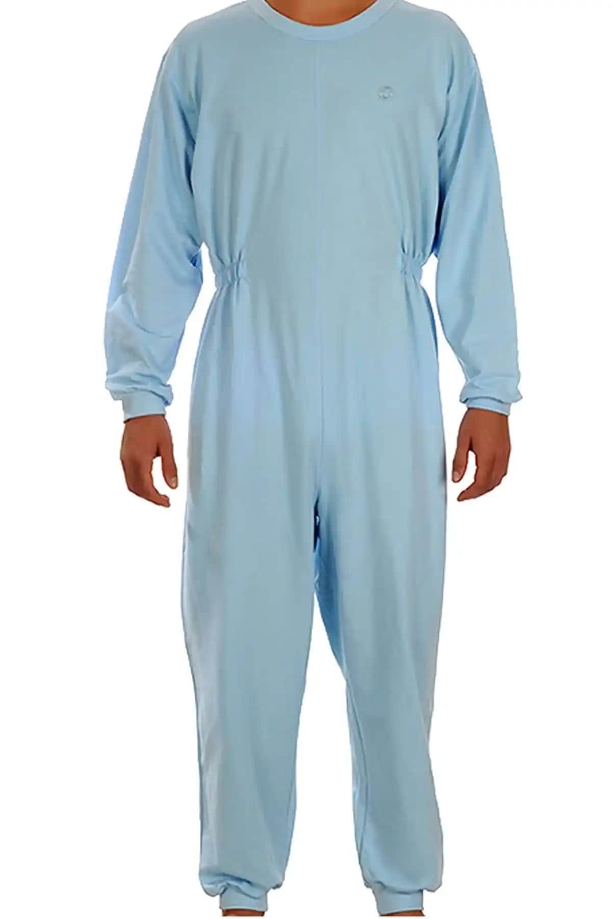 Caretex Hasta Bakım Tulumu Sırt Fermuarlı Güvenli ve Konforlu Kullanım İçin Uygun Beden Seçenekleriyle