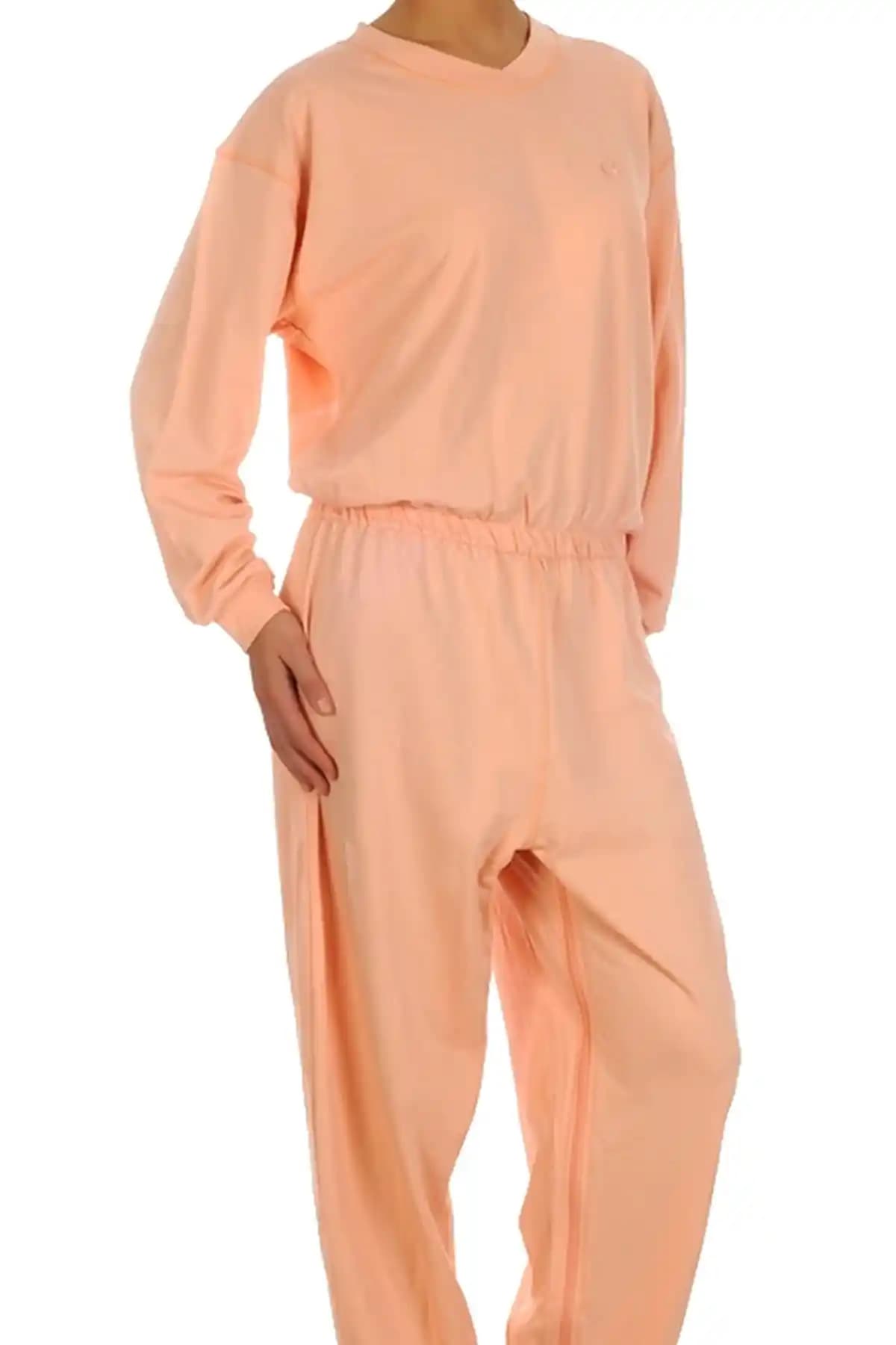 Carettex Hasta Bakım Tulumu Sırt ve Bacak Fermuarlı Konfor ve Güvenlik Sağlar