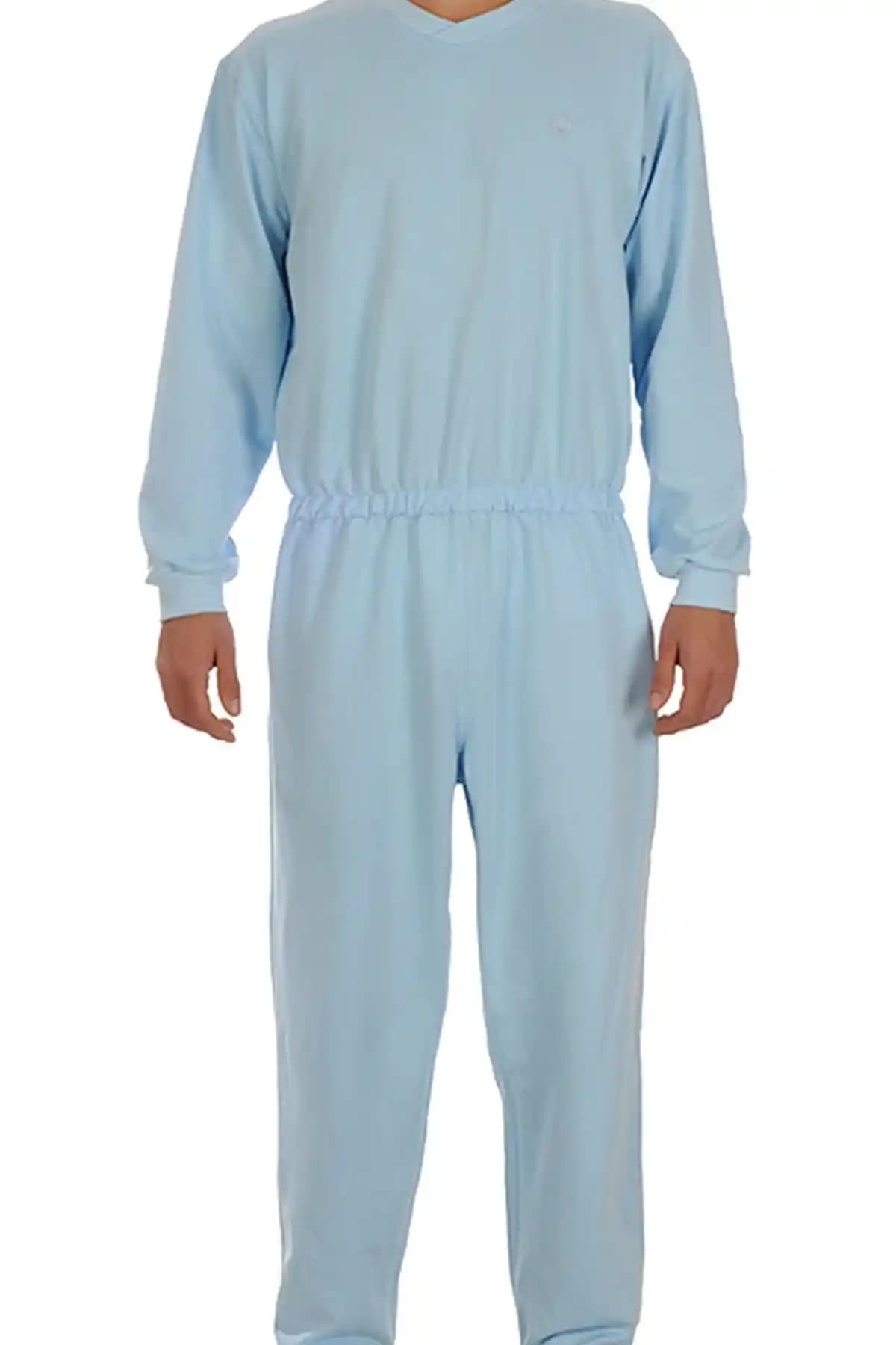 CaretX Hasta Bakım Tulumu Sırt ve Bacak Fermuarlı Konfor ve Güvenlik Sağlar