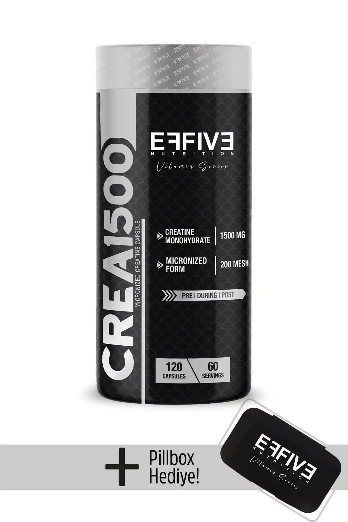 Effive Nutrition Crea1500 Kreatin Monohidrat: Kas Gücünü Artıran Güvenilir Takviye Ürünü