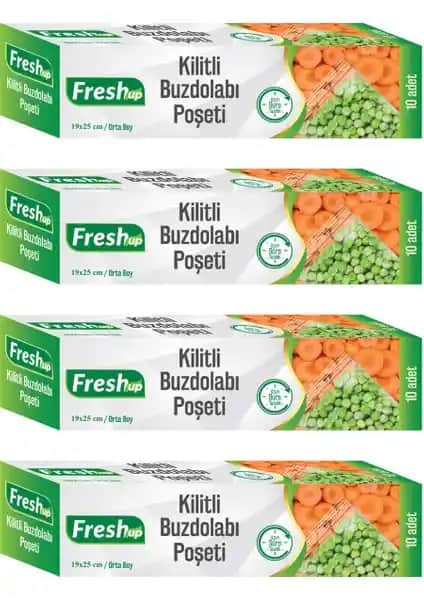Gıda Saklama İçin Fresh Up ve Poppy Kilitli Torba Karşılaştırması