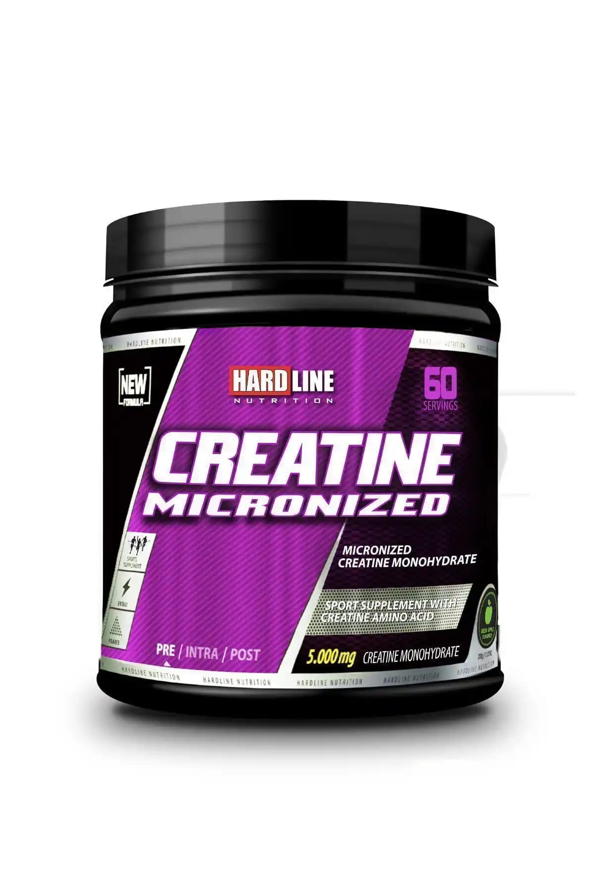 Hardline Kreatin Mikronize 324 g Sporcu Performansını Artıran Lezzetli Takviye