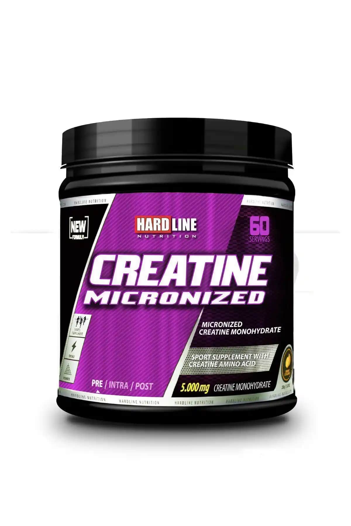 Hardline Kreatin Mikronize 336 gr Performans ve Güç Artırıcı Spor Takviyesi