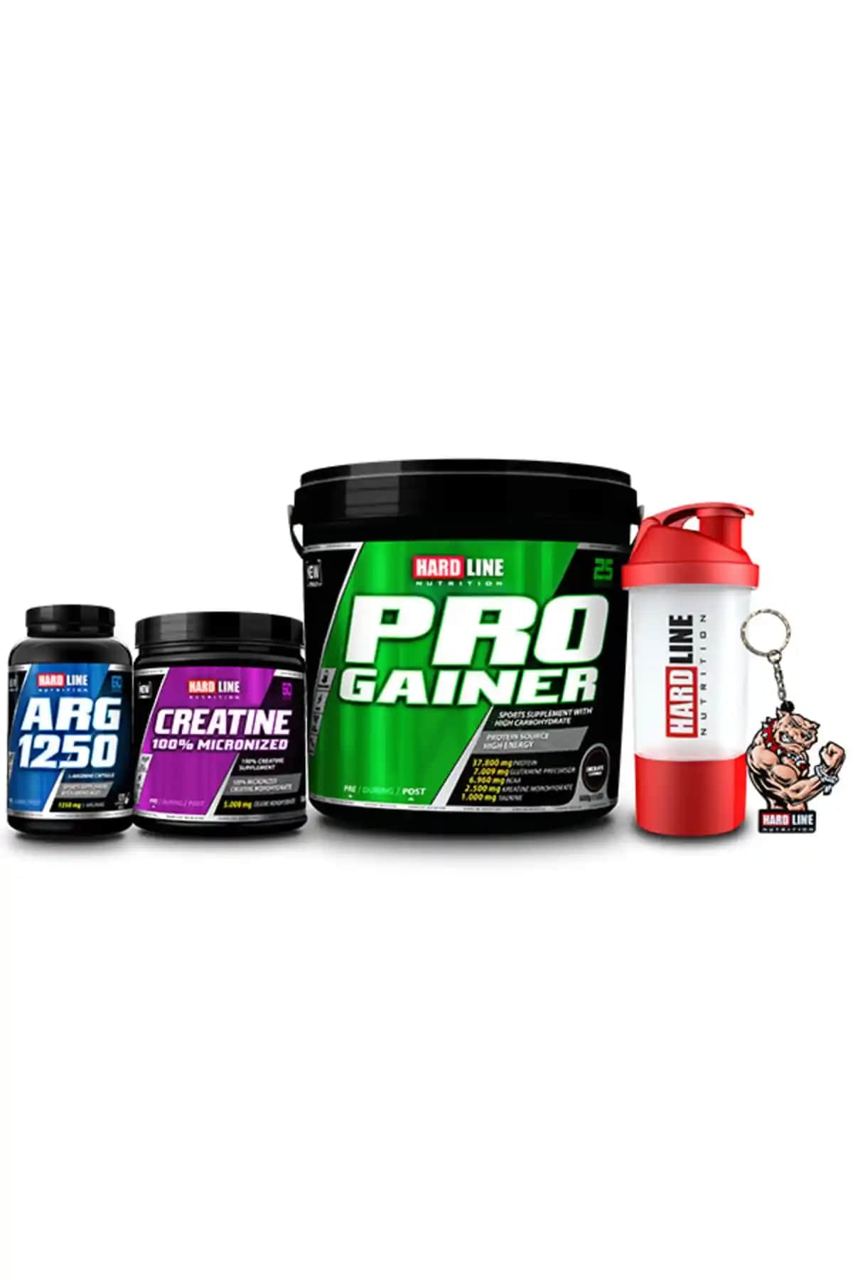 Hardline Progainer 5000 gr Çikolata Aromalı Kreatin Takviyesi Kas Gelişimi ve Performans Artırıcı