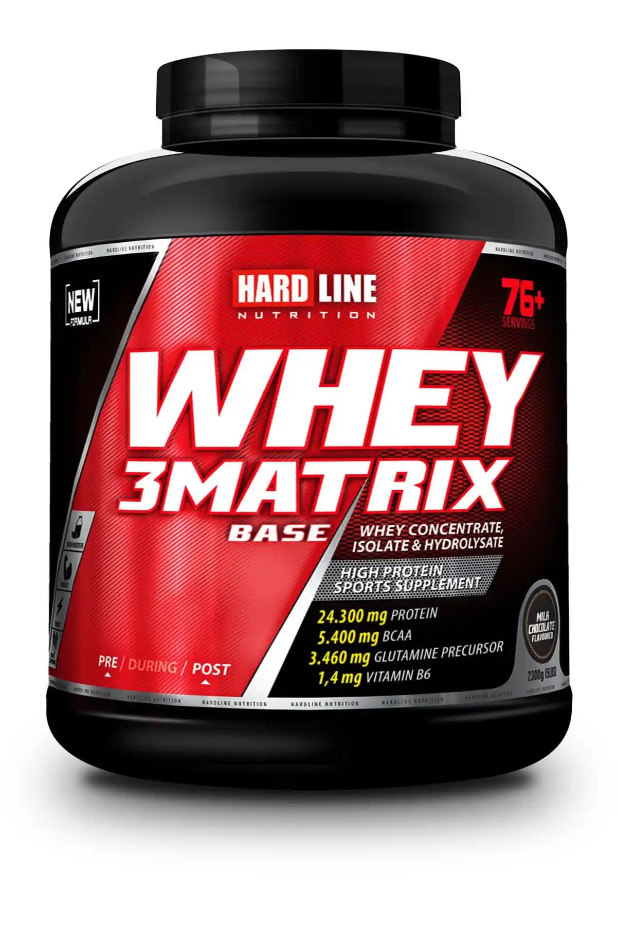 Hardline Whey 3 Matrix Base Protein Tozu Türkiye Menşei Yüksek Kaliteli Sporcu Takviyesi