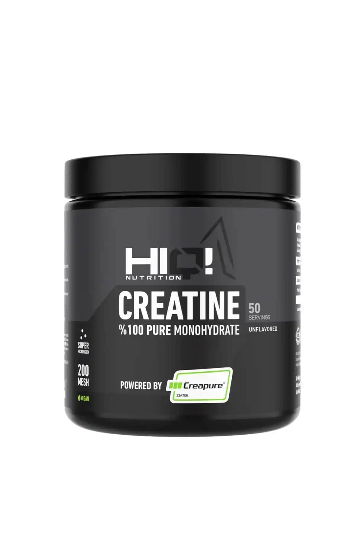 HIQ Creatine (Creapure®) 250g Saf Kreatin Monohidrat Spor Performansını Artırır