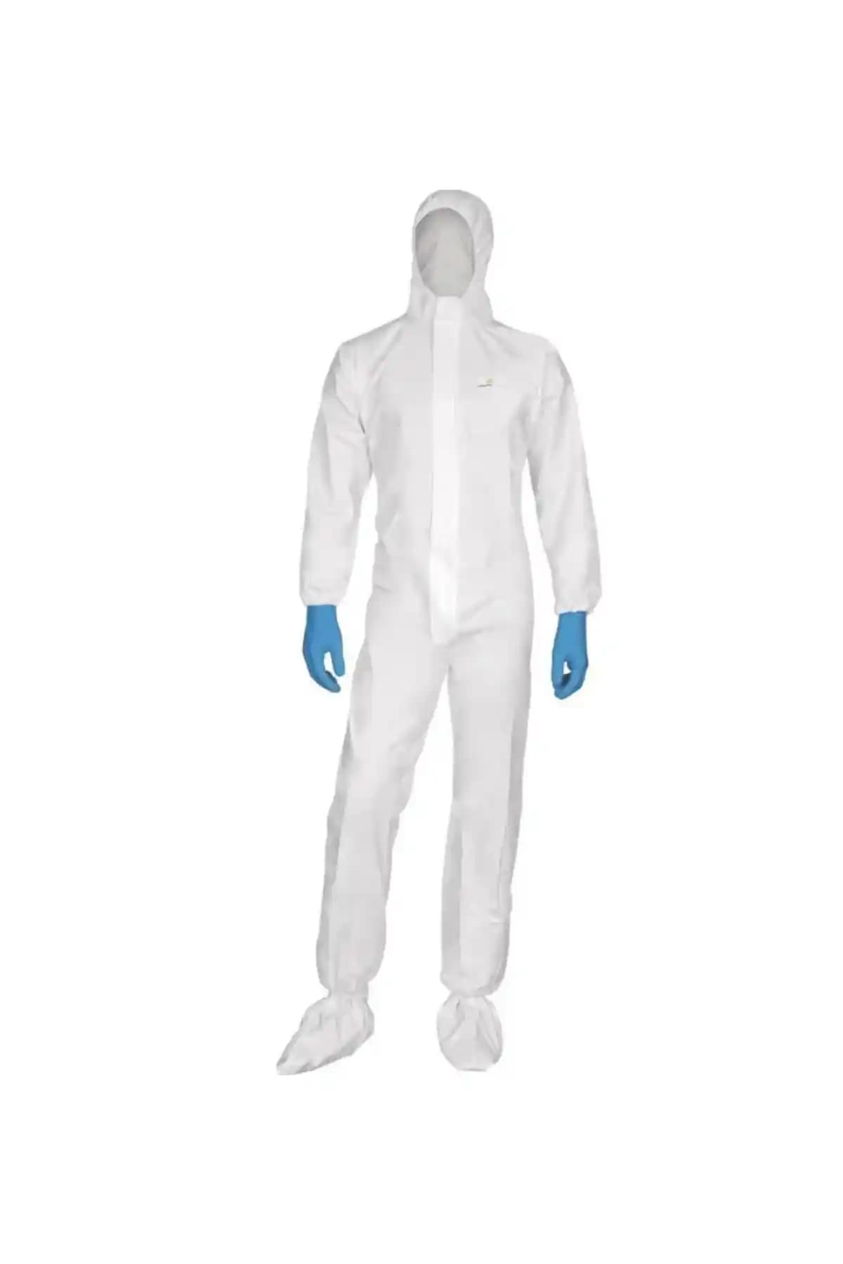 Medlight Lamineli Kapüşonlu Koruyucu Tulum Sağlık ve Güvenlik İçin Mükemmel Çözüm