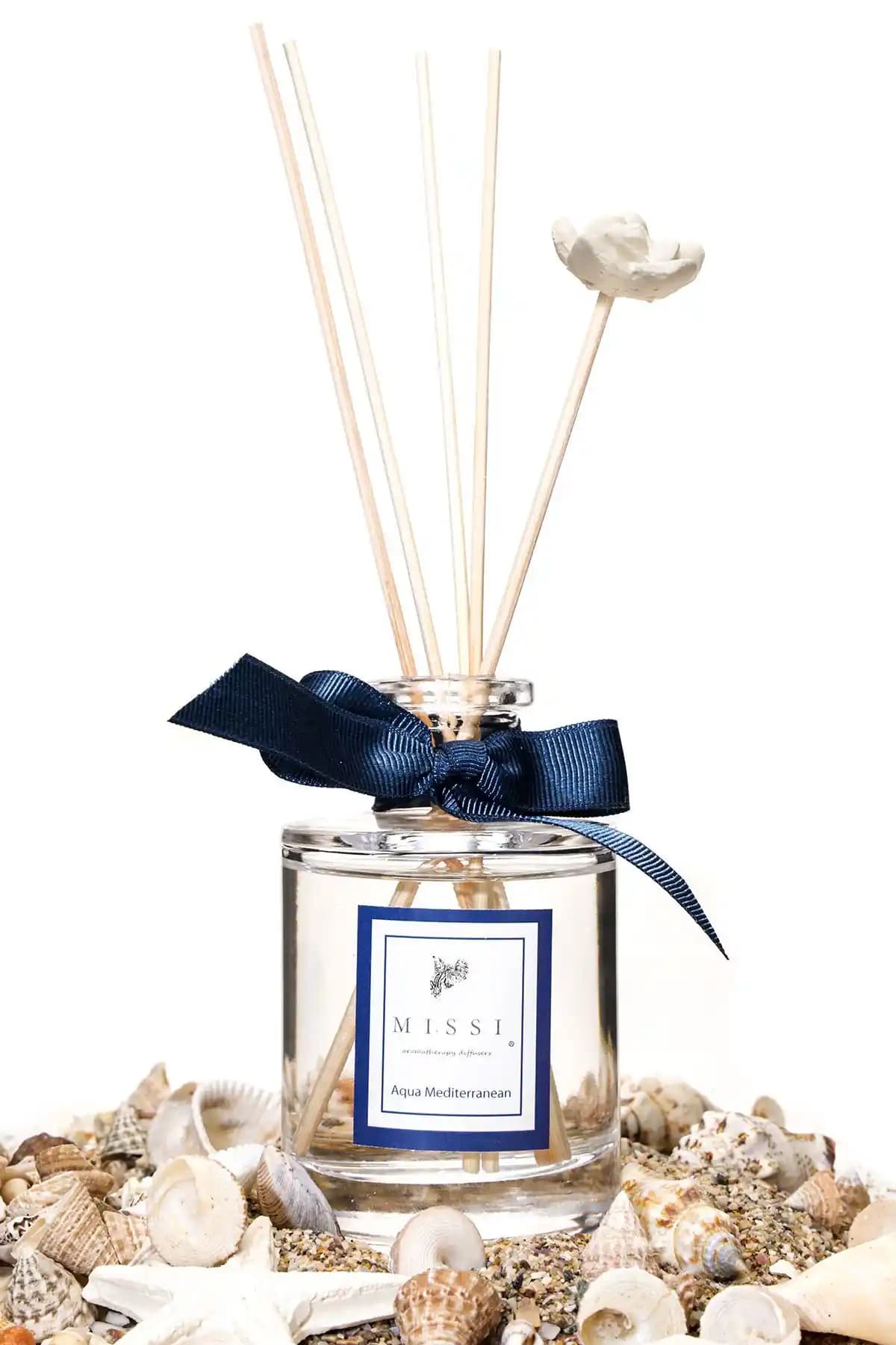 Missi 110 ml Aqua Mediterranean Oda Kokusu Silindir Şişe Modern ve Ferah Atmosfer Yaratır