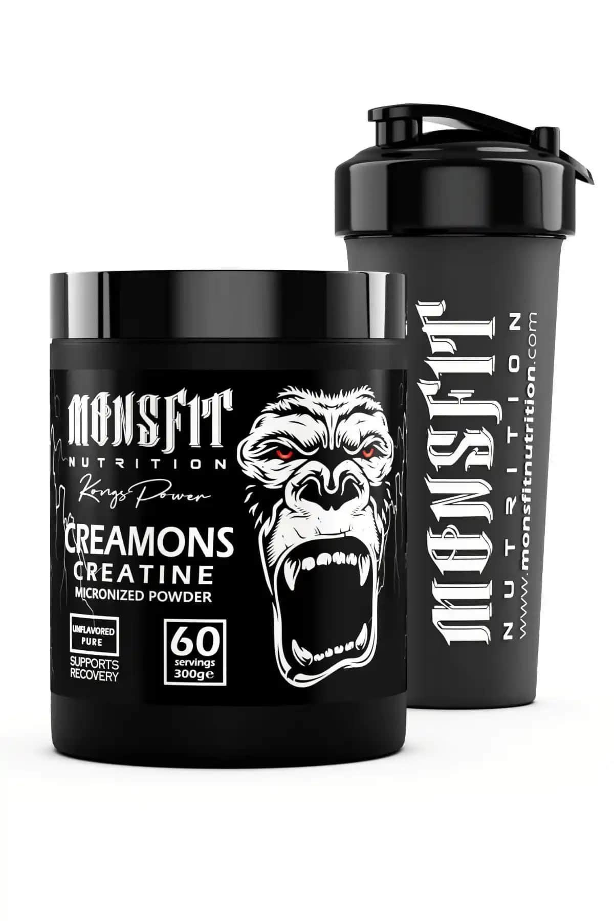 MONSFİT Creatine Creamons Sporcular ve Fitness Tutkunları İçin Güç Artırıcı Takviye