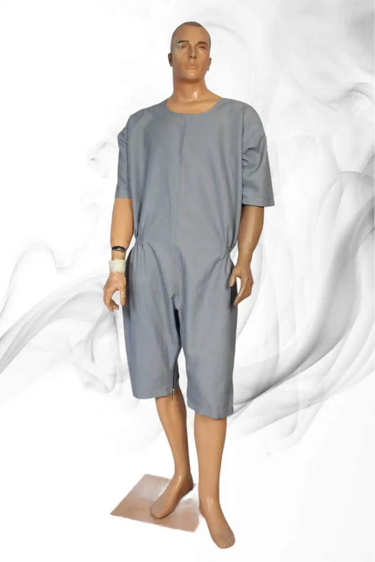 Ozclife Large Beden Demans Tulumu Hasta Bakımında Konfor ve Güvenlik Sağlayan Sağlık Kıyafeti