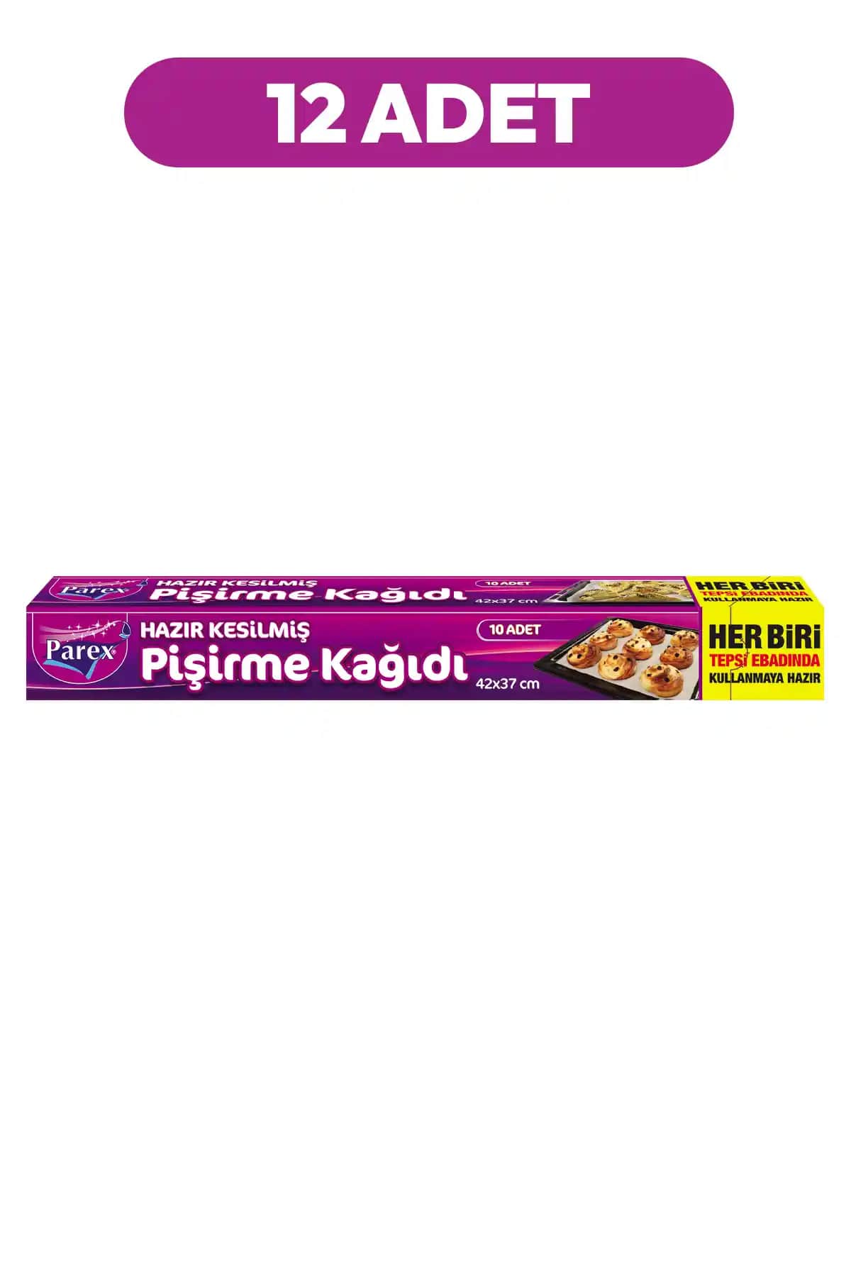 Parex Hazır Kesilmiş Pişirme Kağıdı Türkiye Menşei Pratik ve Güvenilir Mutfak Malzemesi