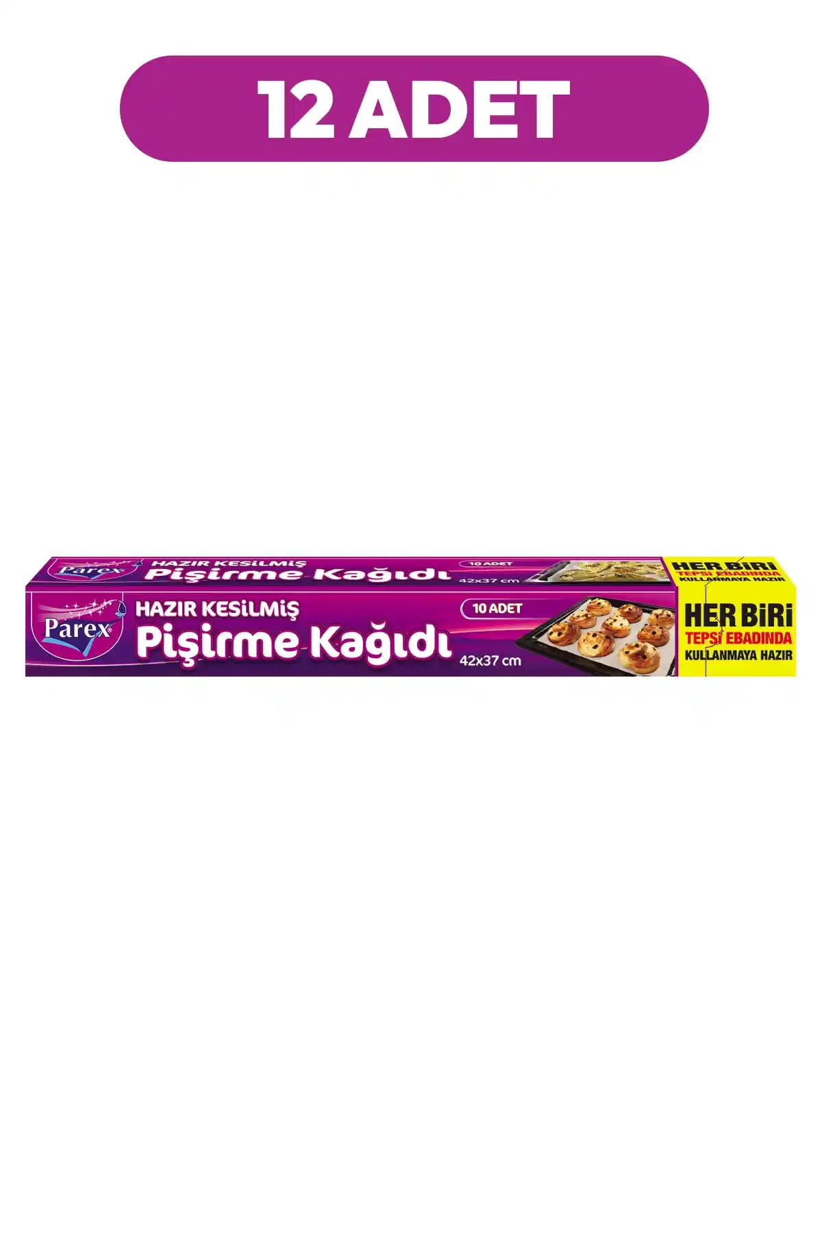 Parex Hazır Kesilmiş Pişirme Kağıdı Türkiye Menşei Pratik ve Güvenilir Mutfak Malzemesi