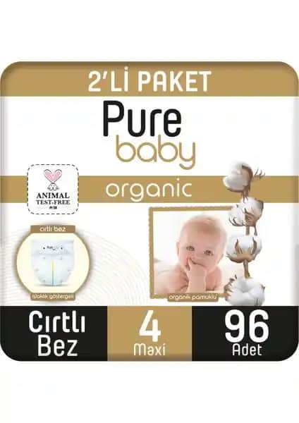 Pure Baby Organik Pamuklu Bezler: 2'li ve 3'lü Paketlerin Karşılaştırması