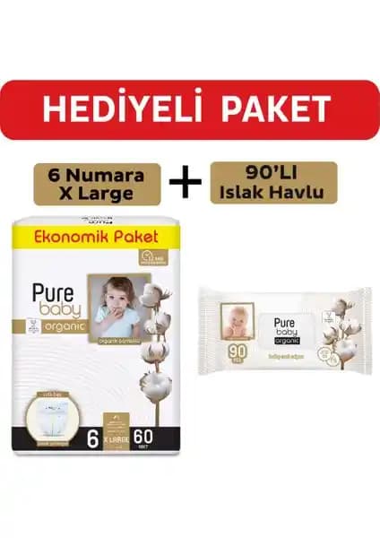 Pure Baby Organik Pamuklu Bezler Karşılaştırması: Xlarge ve Junior Modellerinin Özellikleri