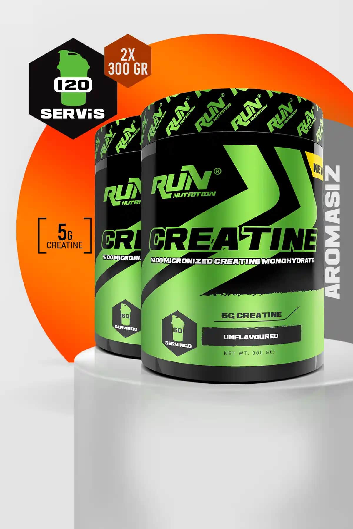 Run Nutrition Creatine ile Spor Performansını Artıran Güçlü ve Pratik Takviye