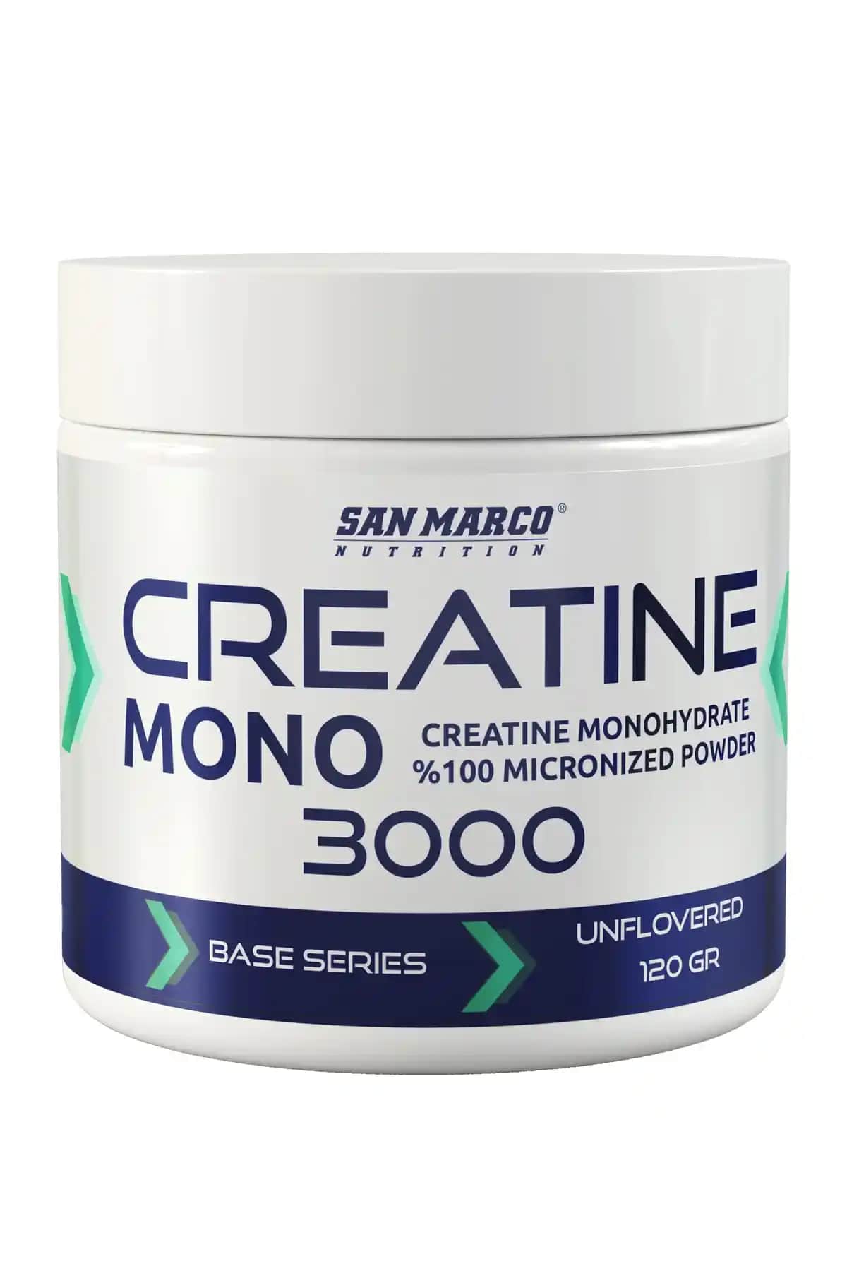 San Marco Nutrition Kreatin Monohidrat Base Series Sporcular İçin Güçlü Takviye 120 Gr