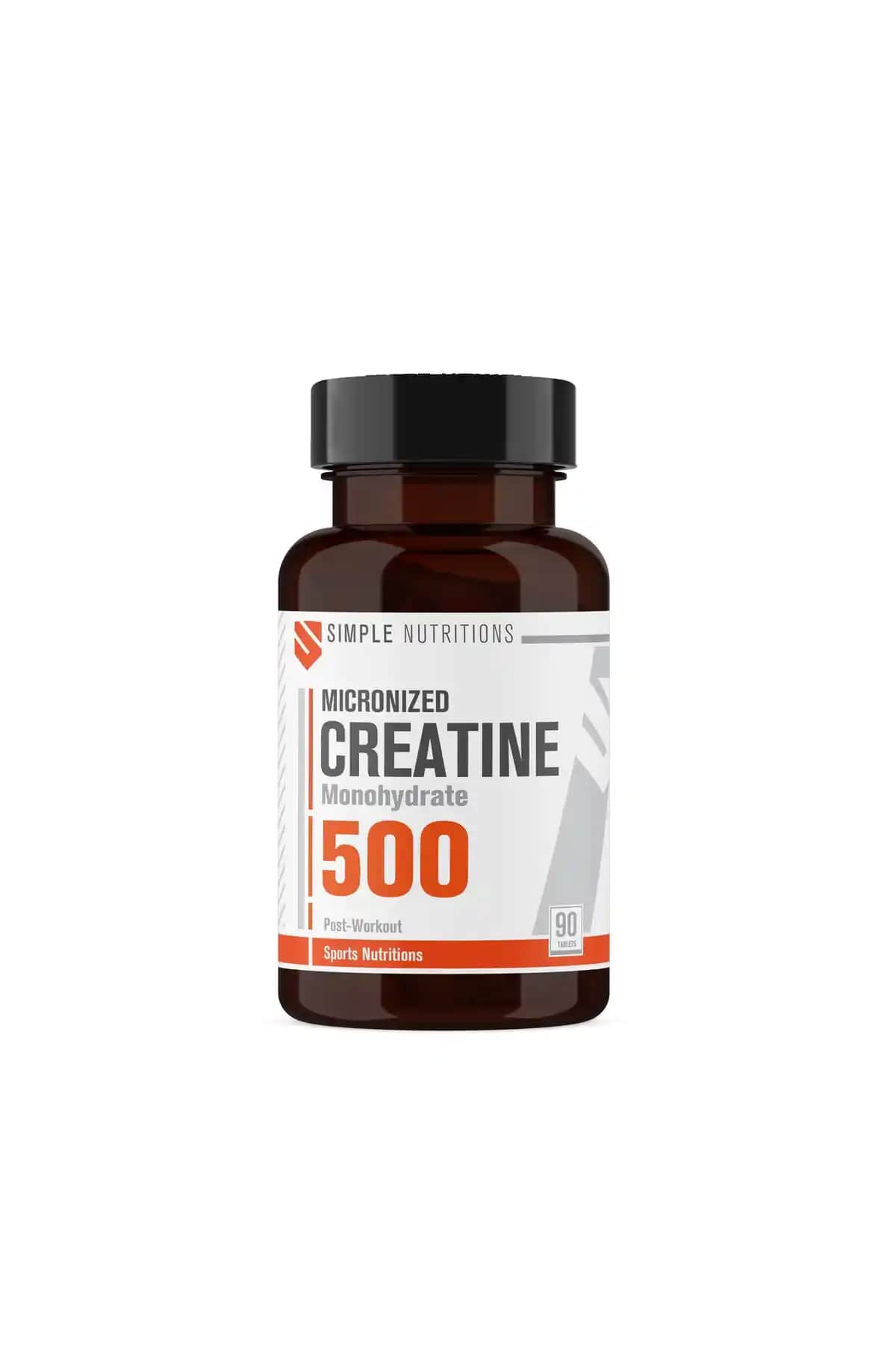 Simple Nutritions Creatine 500 Kreatin Monohidrat Takviyesi Performans ve Kas Gelişimini Destekler