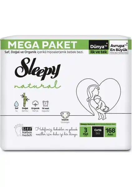 Sleepy Natural Cırtlı ve Ultra Paket Bebek Bezleri Karşılaştırması