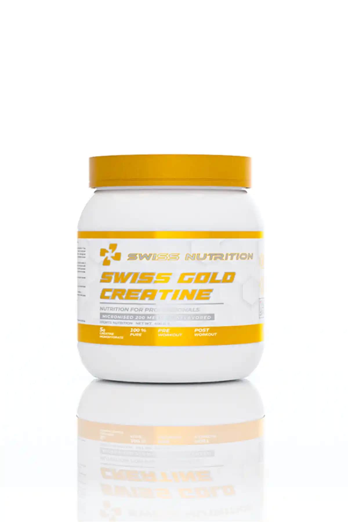 Swiss Gold Creatine: Güç ve Performans Artırıcı Saf Kreatin Monohidrat Takviyesi