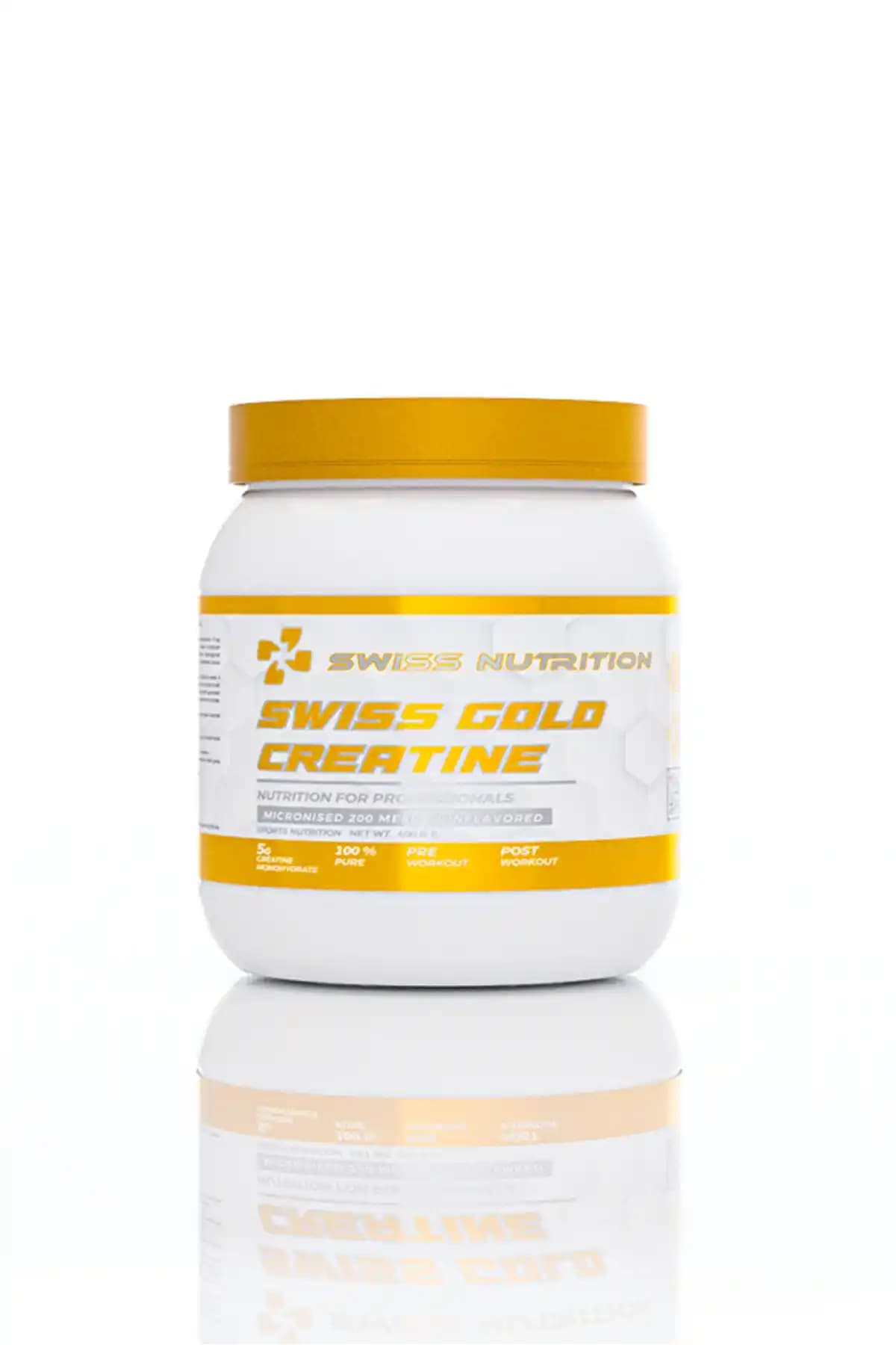 Swiss Gold Creatine: Güç ve Performans Artırıcı Saf Kreatin Monohidrat Takviyesi