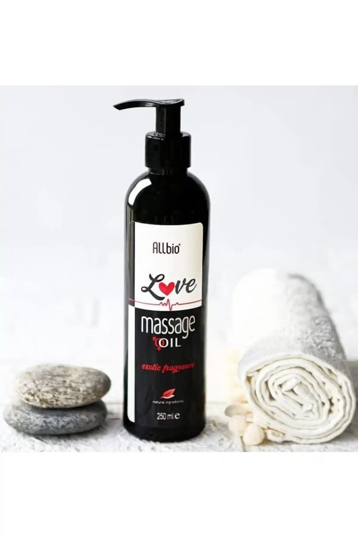 ALLBİO Allbio Masaj Yağı Love 250ml – Doğal Yağ Karışımı ile Rahatlatıcı Nemlendirme