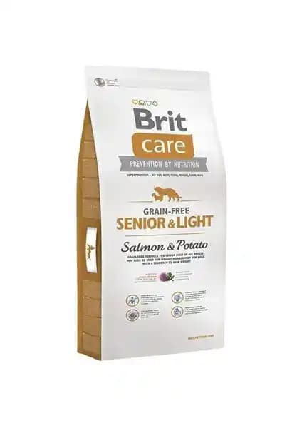 Brit Care Light Tahılsız Somonlu Patatesli Yaşlı Köpek Maması 12 Kg - Süper Premium Beslenme