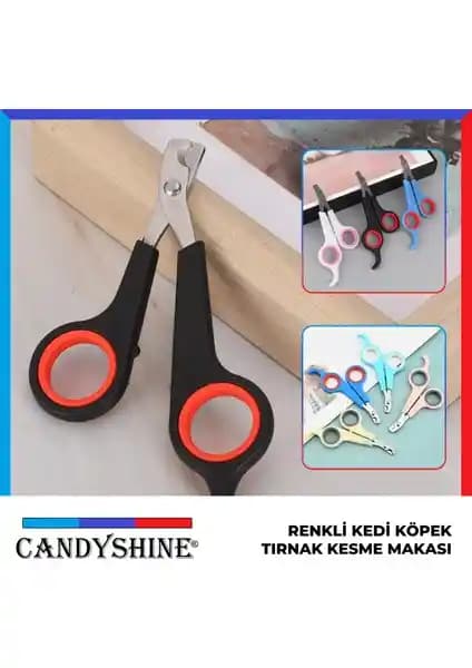 CandyShine Kedi Köpek Tırnak Makası: Ergonomik ve Keskin Evcil Hayvan Bakım Aracı