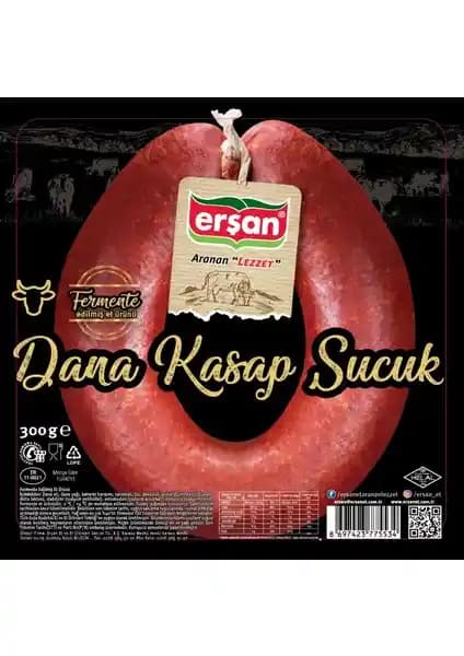Erşan Et Erşan Fermente Kasap Dana Sucuk 300 g: Üretim Özellikleri ve Kalite Analizi