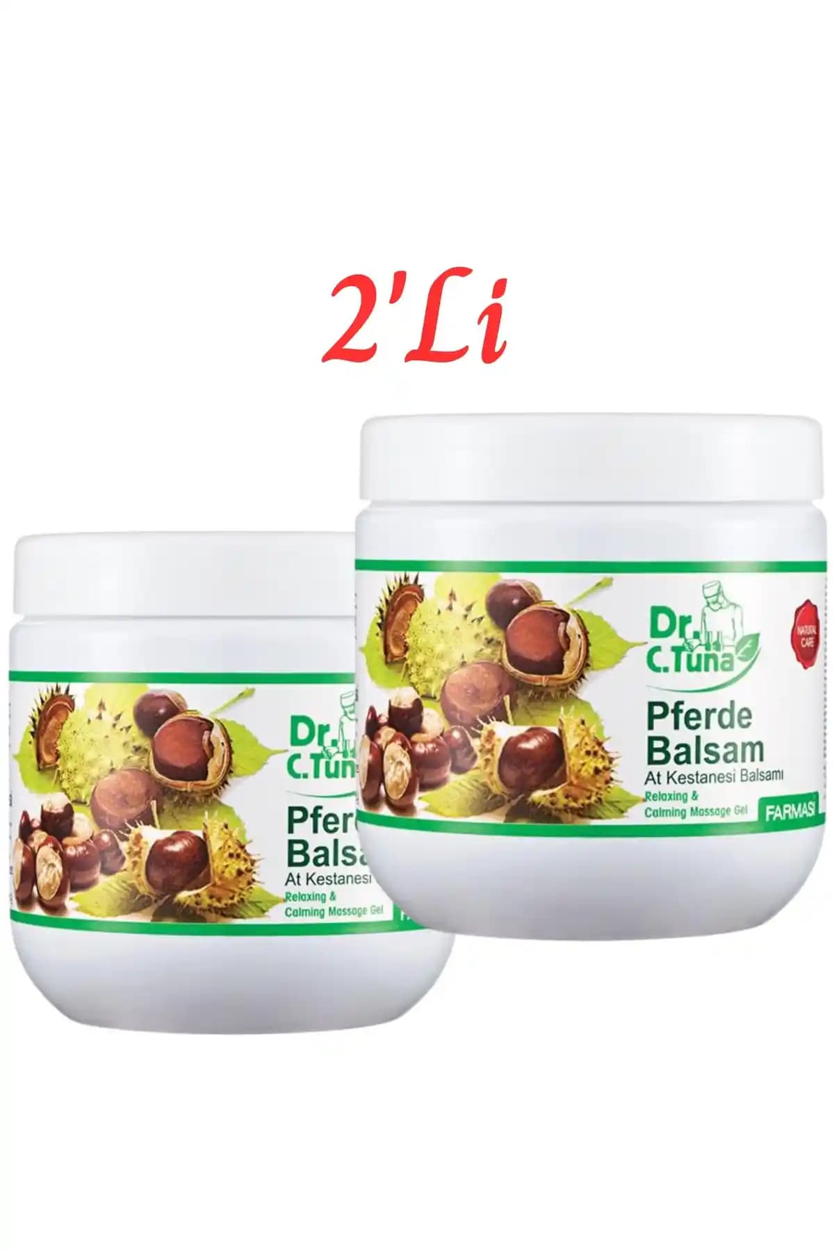 Farmasi Dr.C.Tuna At Kestanesi 2'li Set 500 ml - Doğal Kas ve Eklem Ağrısı Rahatlatıcı