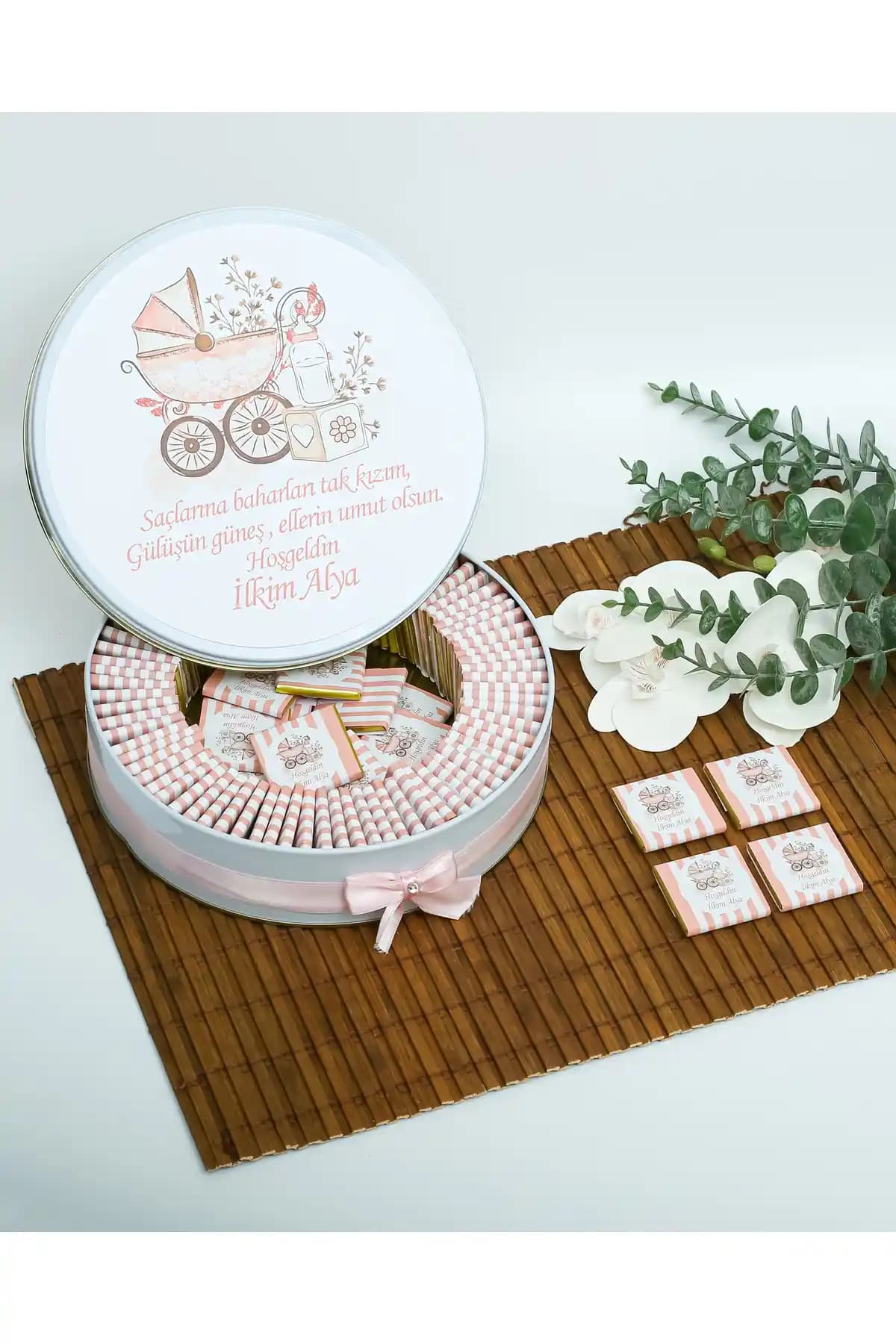 İsme Özel Hoşgeldin Puset Çikolatası: Türkiye Menşei, Özelleştirme ve Tasarım Özellikleri