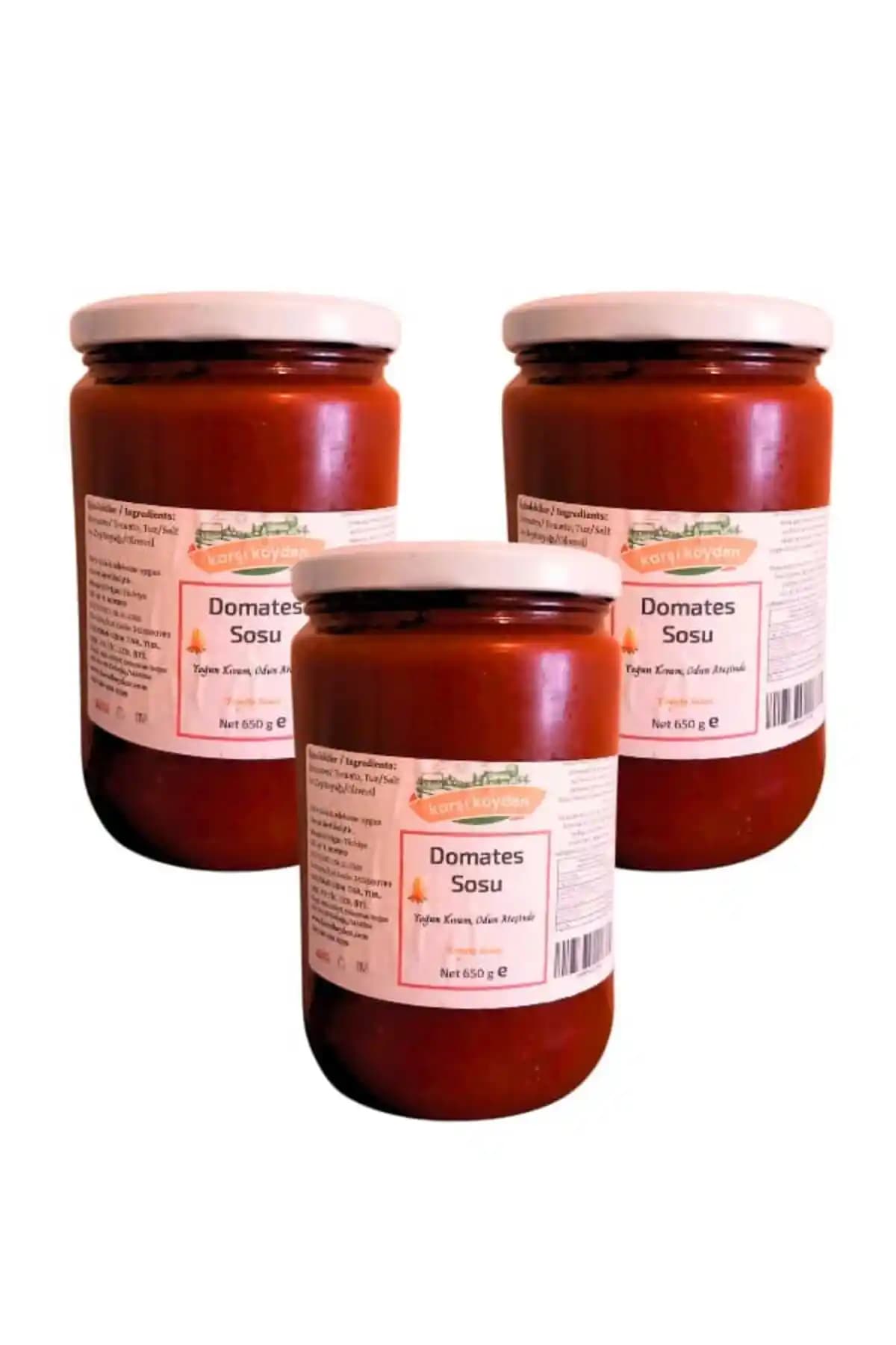 Karşı Köyden Odun Ateşinde Kaynatma Domates Sosu: Doğal ve Yoğun Lezzet Seçeneği