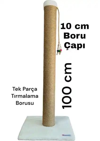 Lena Pet 100 cm Kedi Tırmalama Tahtası Doğal Gerinme ve Tırmanma İçin Güvenli Oyun Alanı