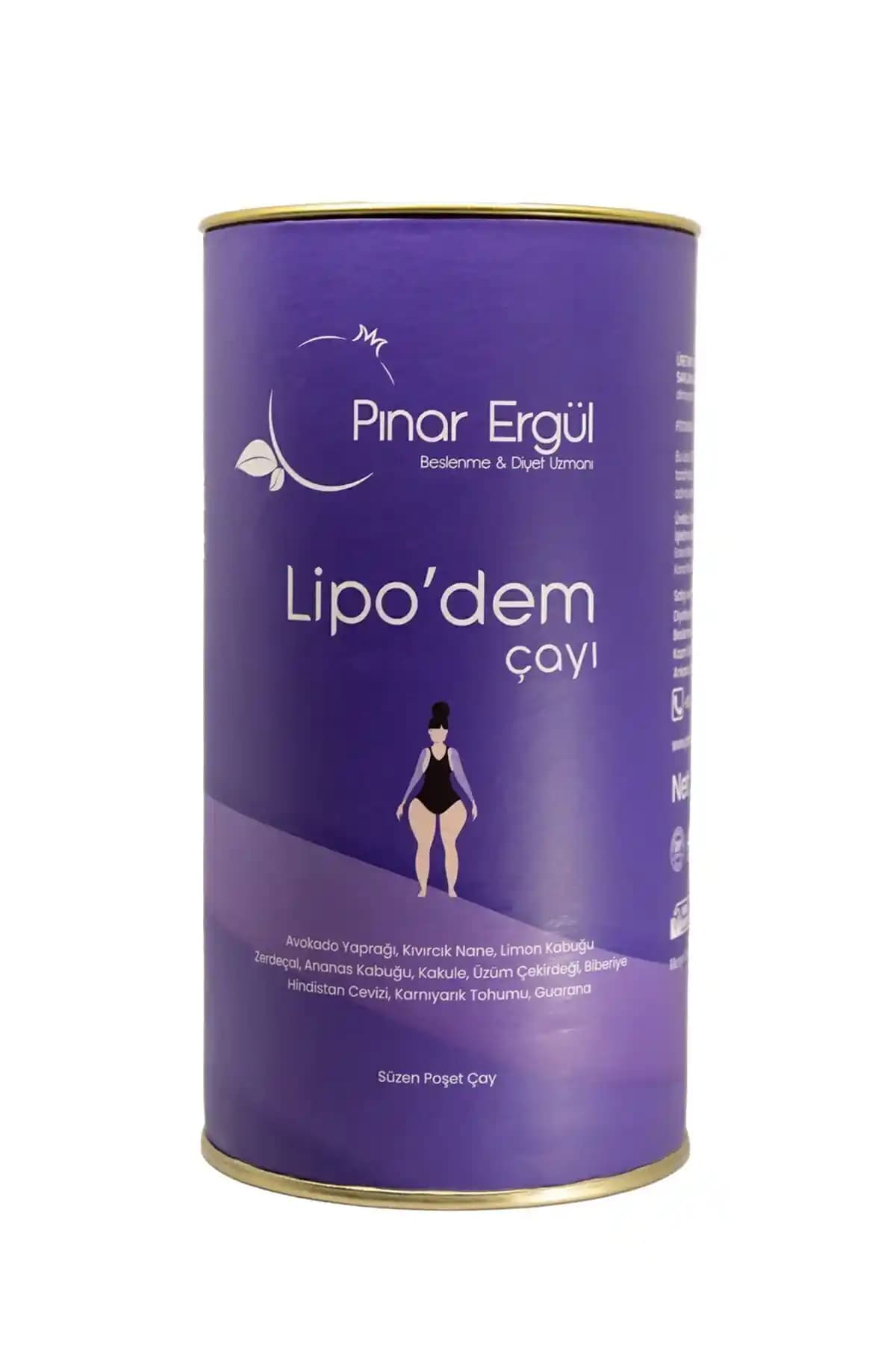 Lipödem ve selülit desteği için doğal demli poşet çay: Lipödem Wellness Türkiye formül