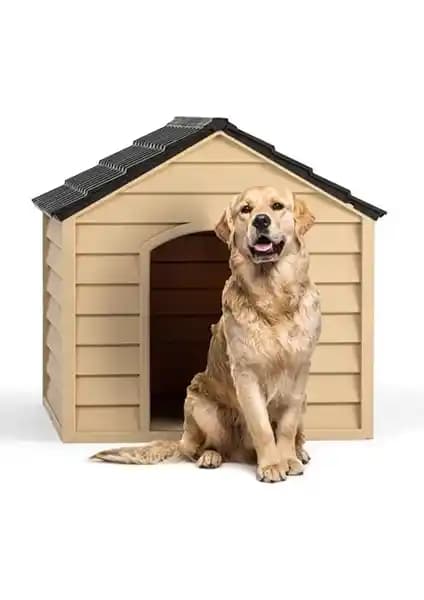 Milo Plastik Pet Kulübesi Dış Mekanda Suya Dayanıklı, Hafif ve Kolay Kurulum