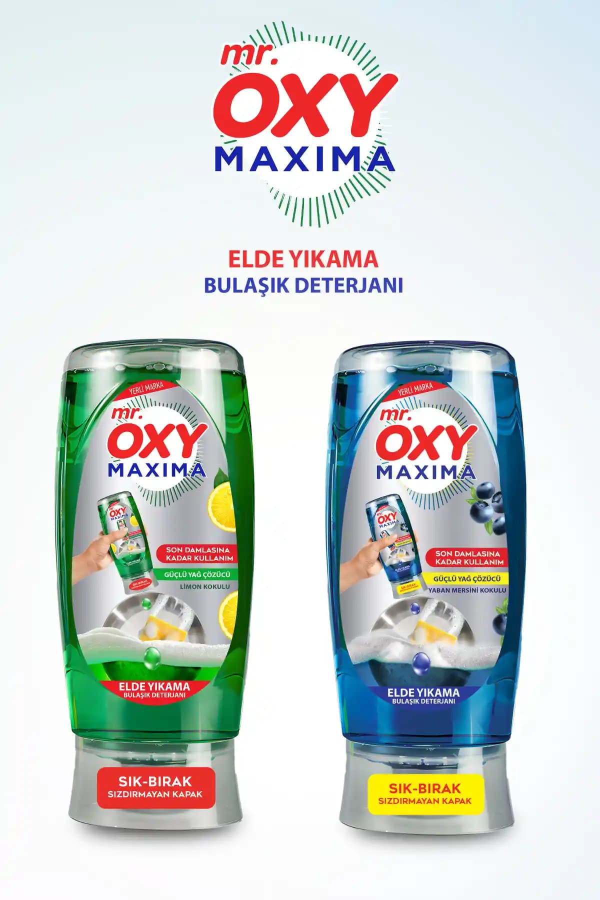 MR.OXY Maxima Elde Bulaşık Deterjanı 2x500 ml: Türkiye Üretimi Anti Alerjik Formül