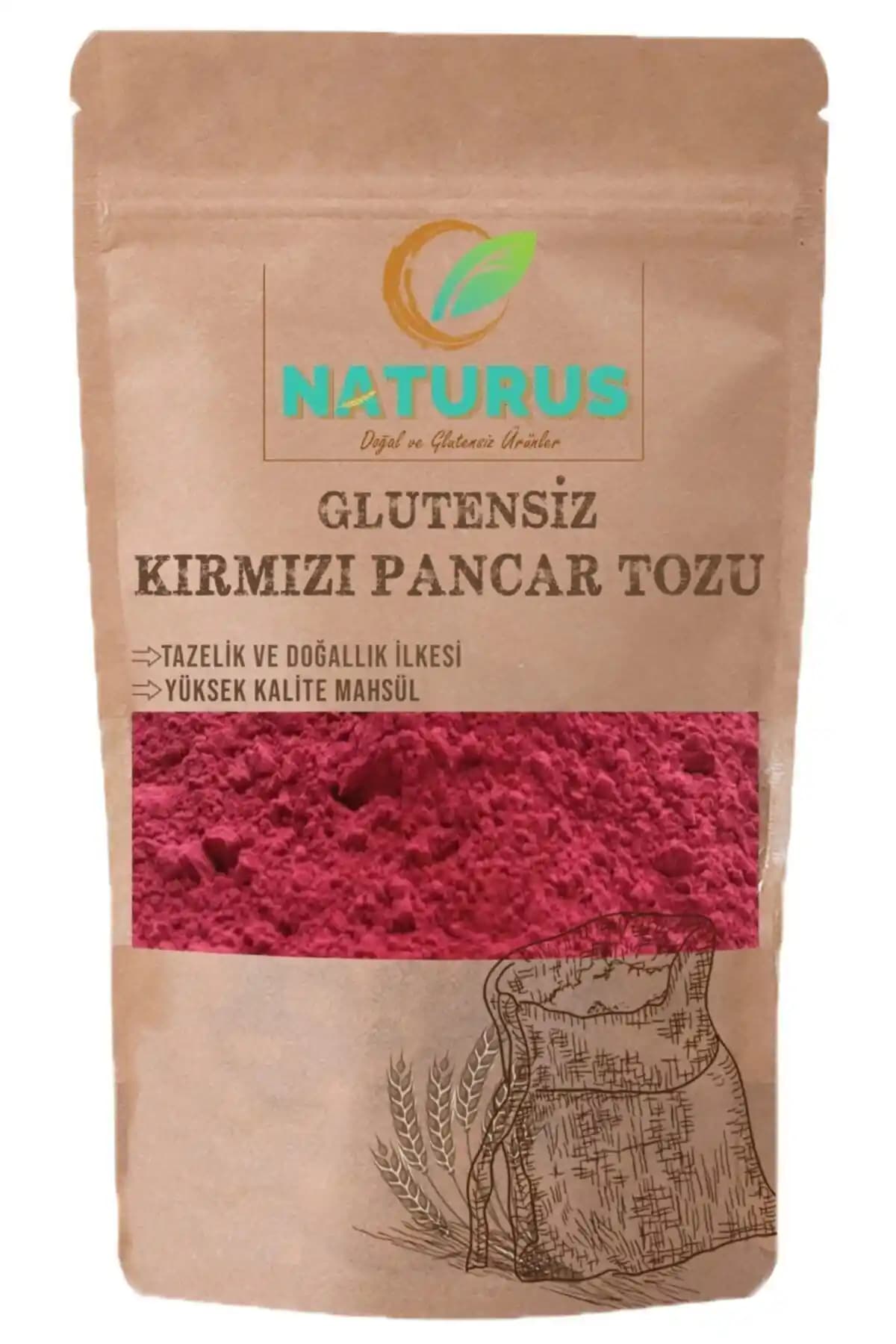 NATURUS Kırmızı Pancar Tozu Glutensiz 100 g: Doğal içeriklerle çok yönlü mutfak kullanımı