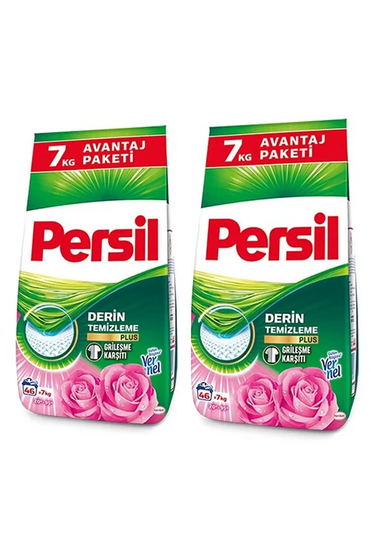 Persil Matik Gülün Büyüsü Renkli Çamaşır Toz Deterjanı – 2x7 kg, Renk Koruma ve Çözünme