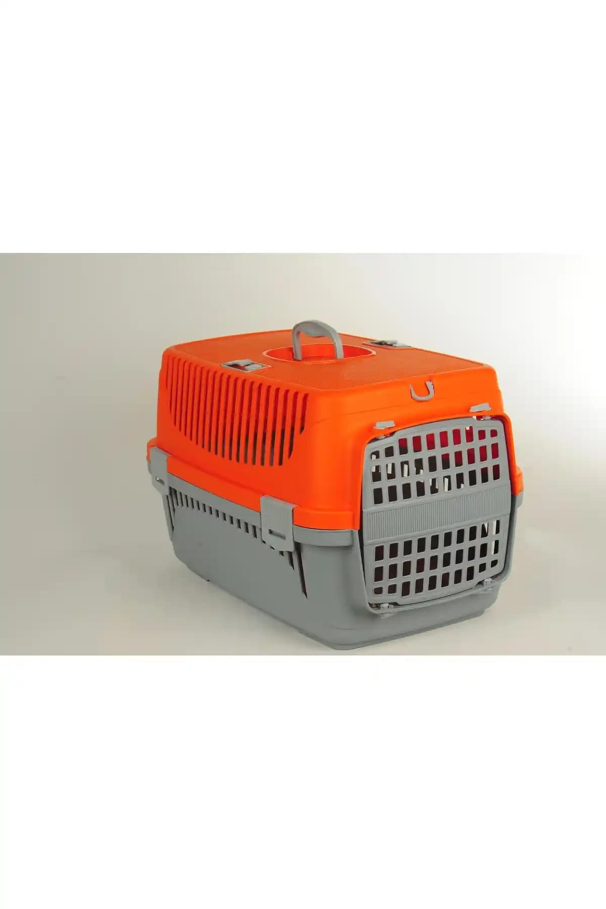 PlastArt Pet Taşıma Kafesi Büyük Boy No:2 – Türkiye Menşeli, Bej, Dayanıklı İç Hacim