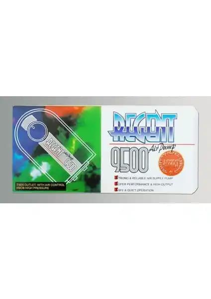 Regent 9500 Hava Motoru Çift Çıkış: Sessiz ve Güçlü Oksijen Sağlayıcı Akvaryumlar İçin