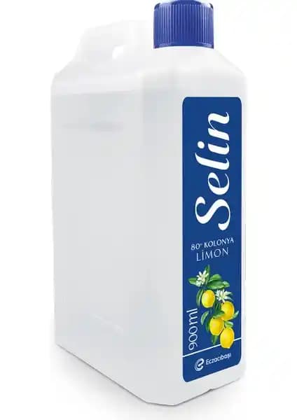 Selin Kolonya 900 ml Limon Bidon: Yüksek Alkol ve Ferahlatıcı Limon Kokusu
