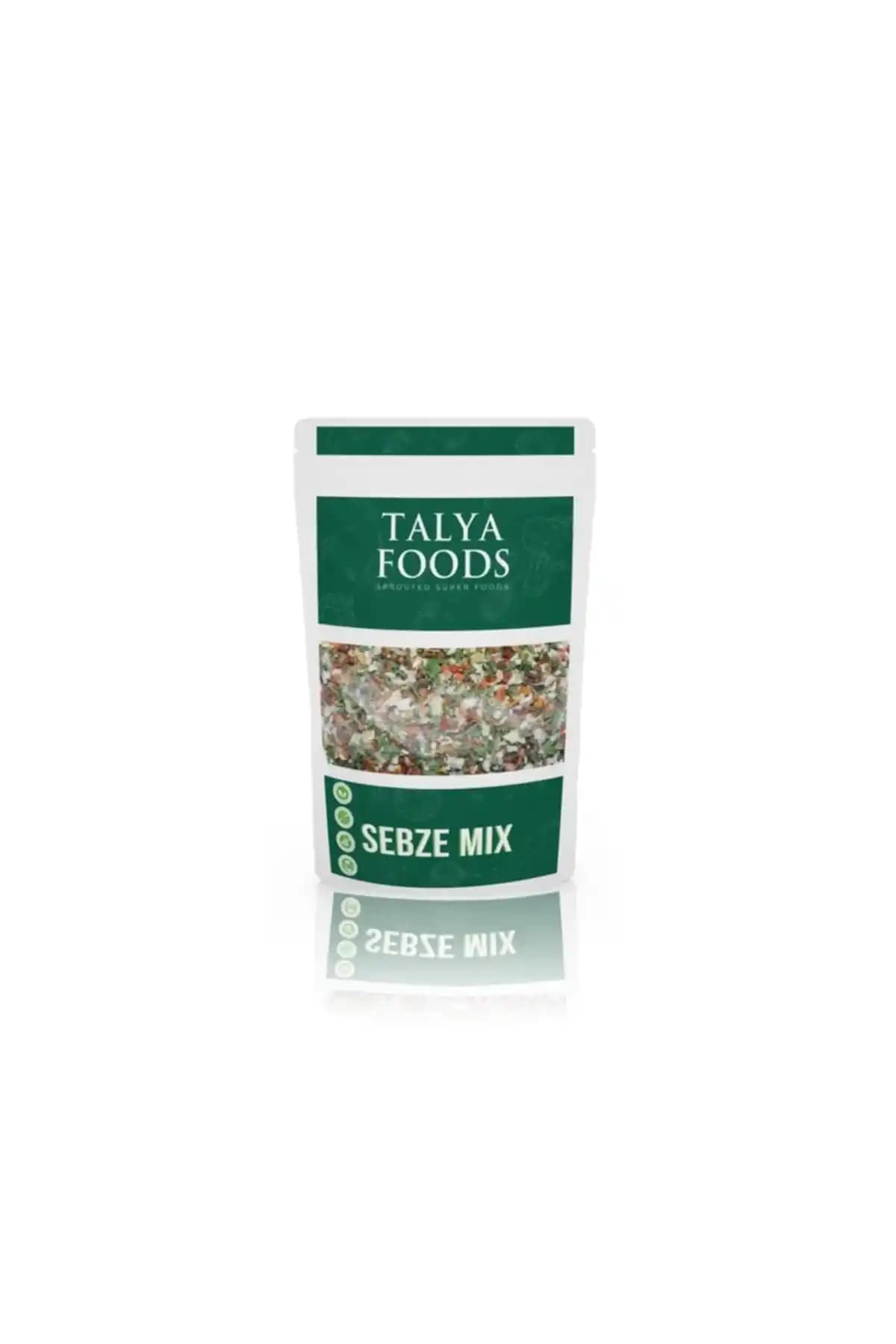 TALYA FOODS Glütensiz Sebze Mix 200gr - Doğal, Katkısız ve Sağlıklı Sebze Karışımı