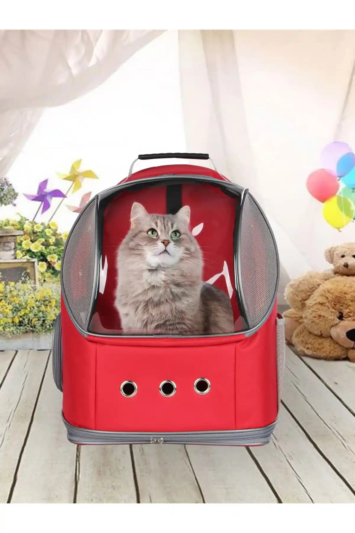 Tropheus Kırmızı Ufo Evcil Hayvan Taşıma Çantası: Konforlu ve Dayanıklı Tasarım