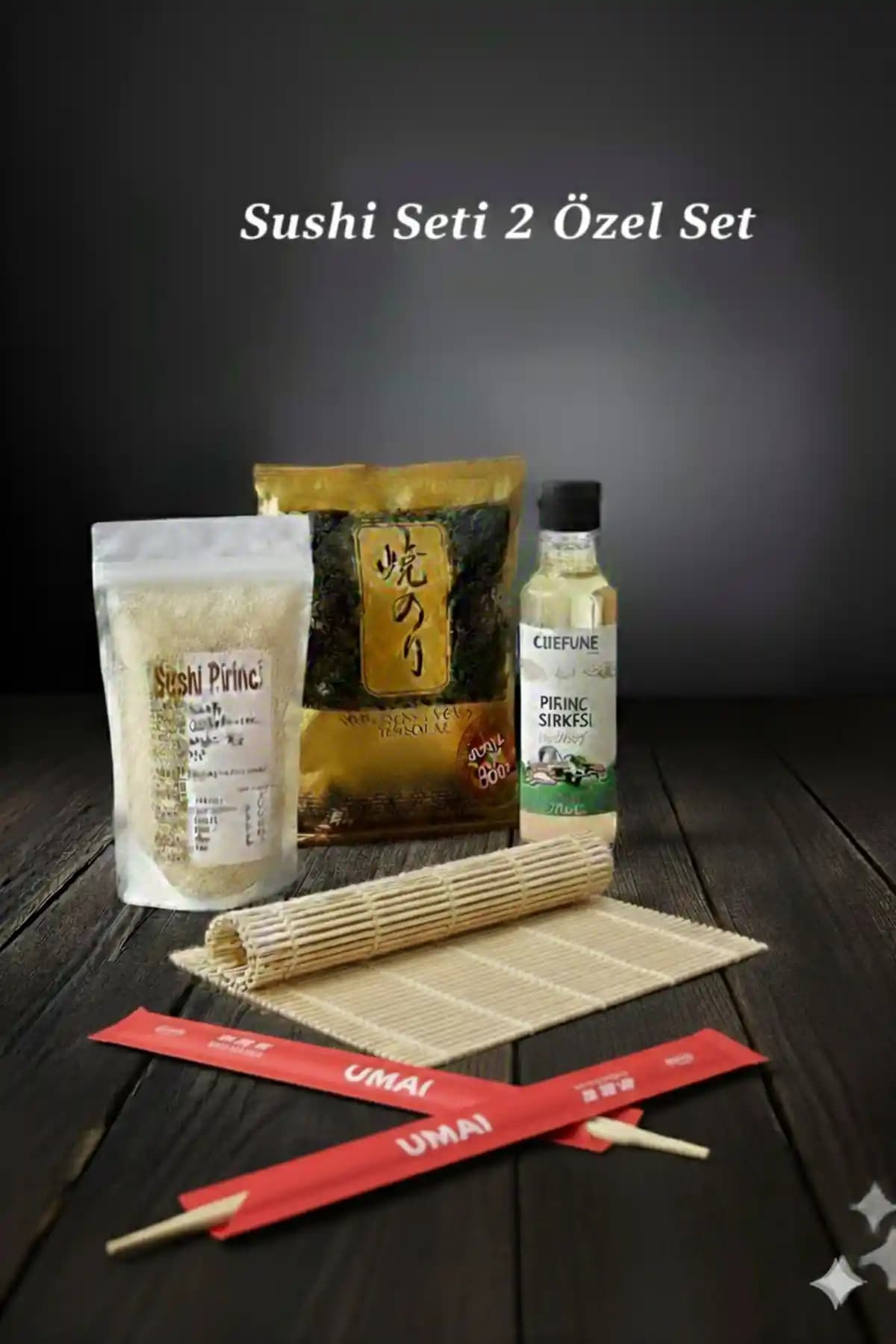 UMAİ Sushi Seti Özel Set 2 ile Evde Profesyonel ve Kolay Sushi Hazırlama