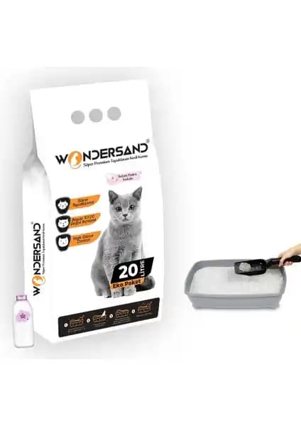 Wondersand 20 L Beyaz Bentonit Kalın Tane Pudra Kokulu Süper Topaklı Kedi Kumu İnceleme