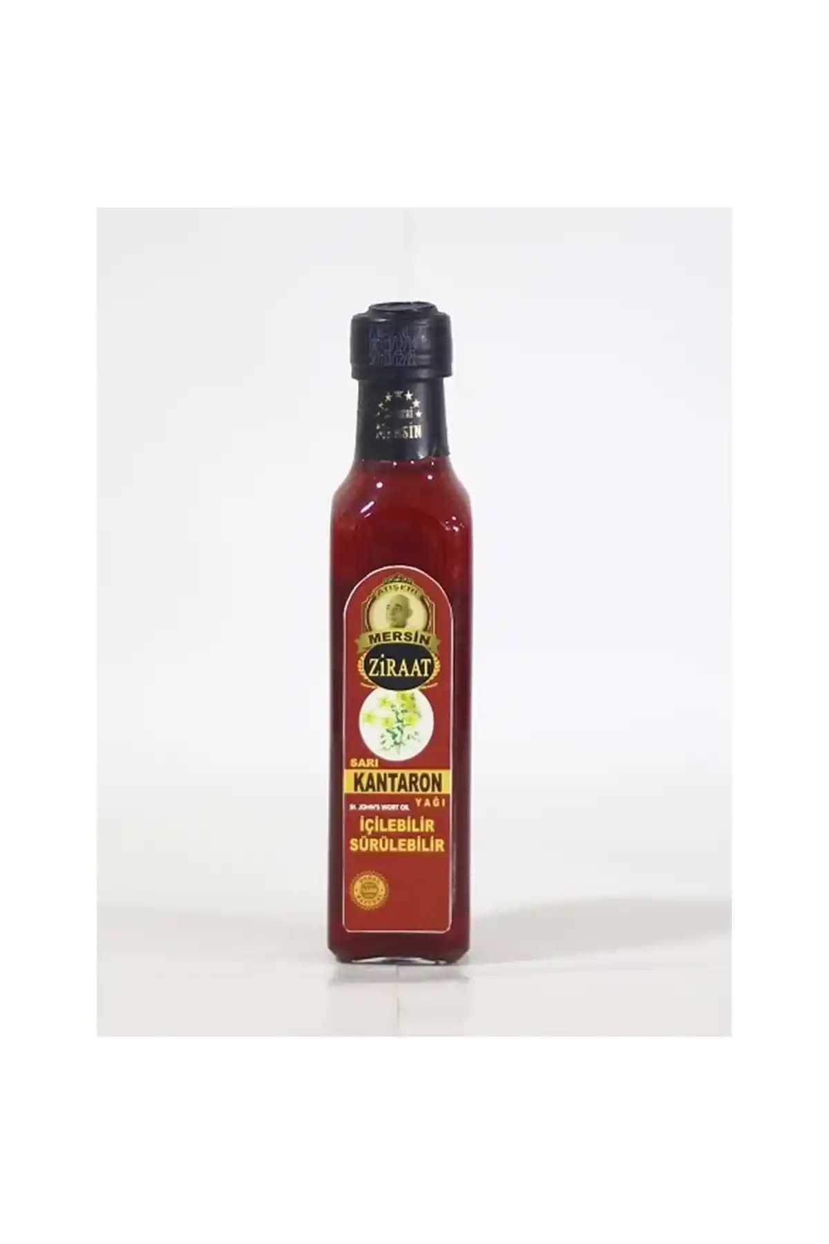 ATIŞERİ MERSİN ZİRAAT Sarı Kantaron Yağı 250 ml doğal şifa ve cilt bakım ürünü